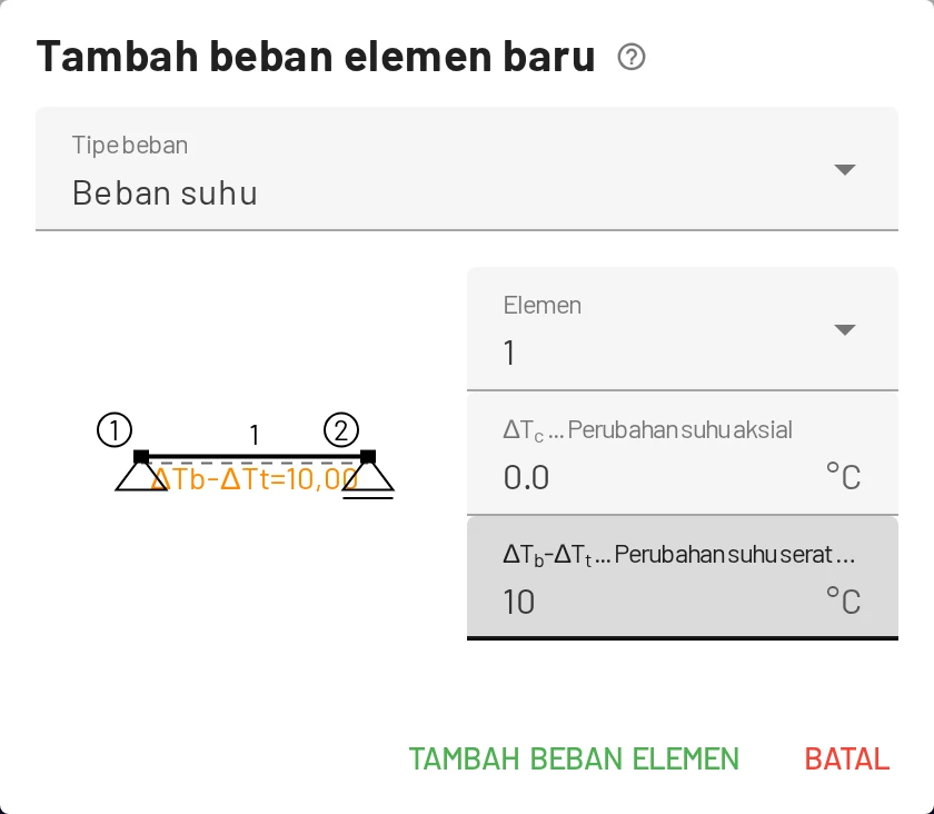Beban suhu