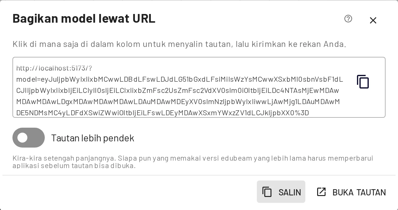 Dialog berbagi