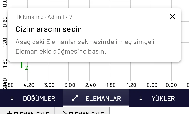 İlk kirişinizi çizin: siz çalışırken rehber kartı köşede kalır